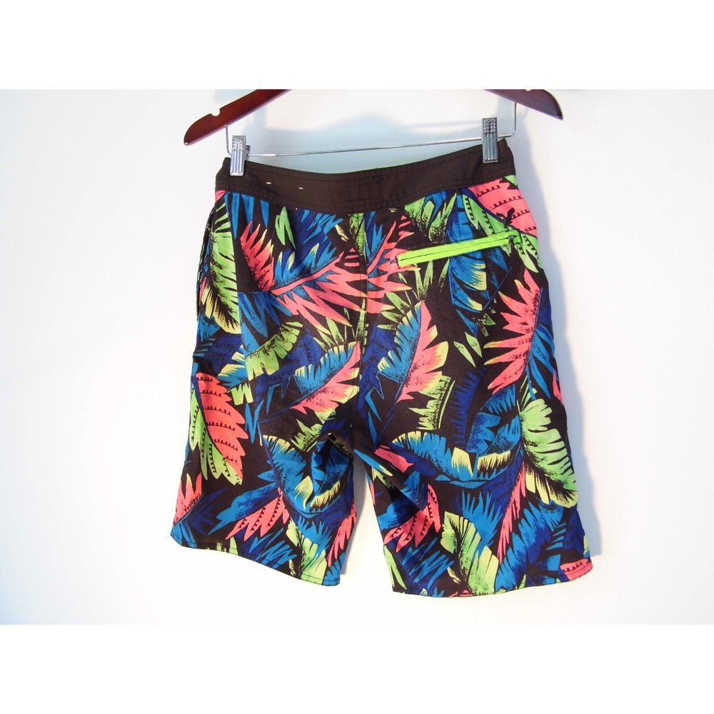 American Eagle Swim Trunks Board Shorts Mens Tropical Print Size XS Beach,Pool